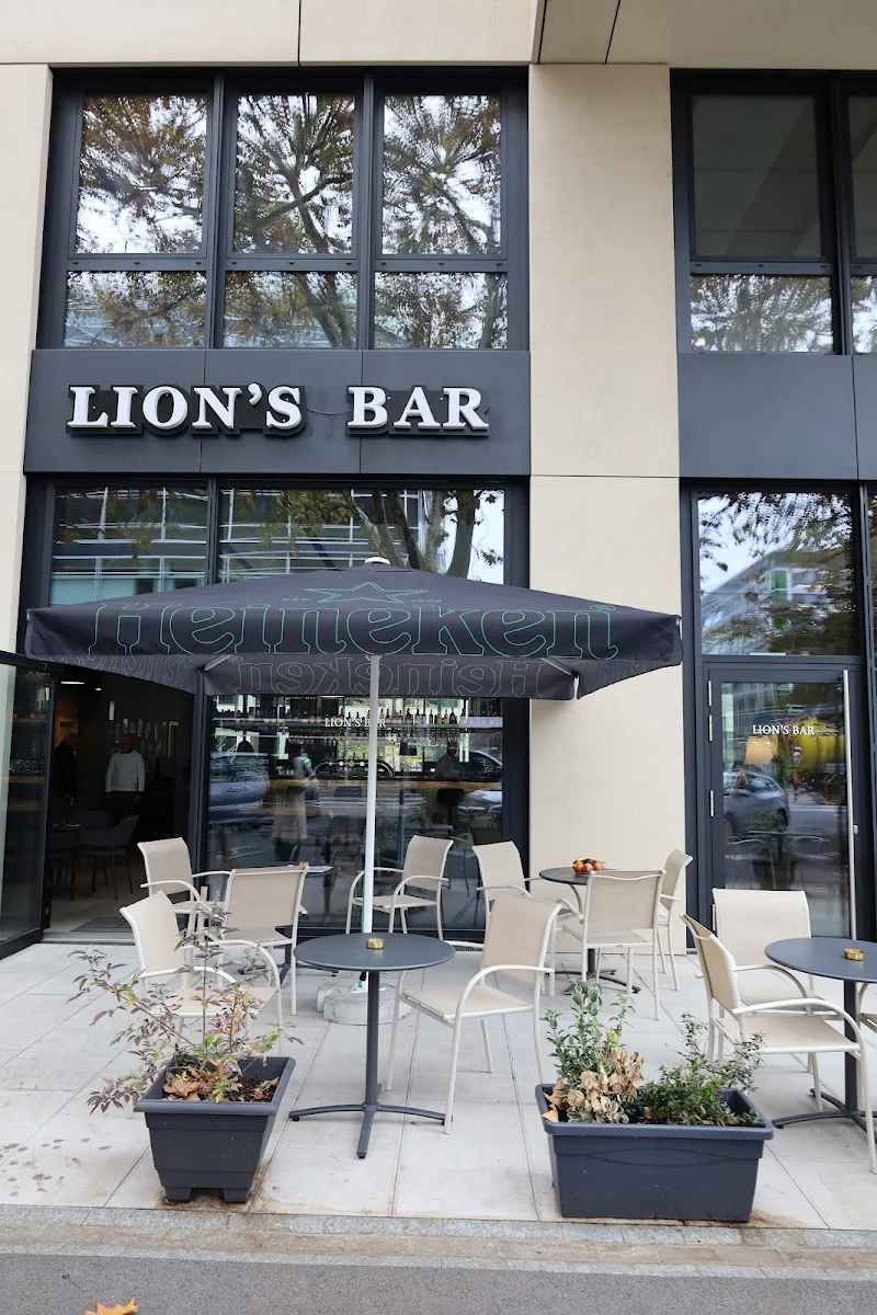 La terrasse du Lion’s Bar, rue de Lyon