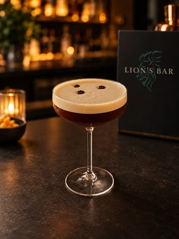Espresso Martini, servi au Lion’s Bar