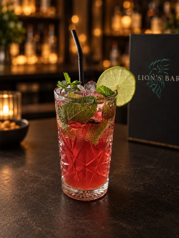 Mojito / Mojito Berry, servi au Lion’s Bar